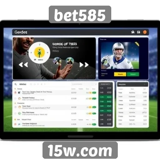 Interface do usuário e experiência no site bet585